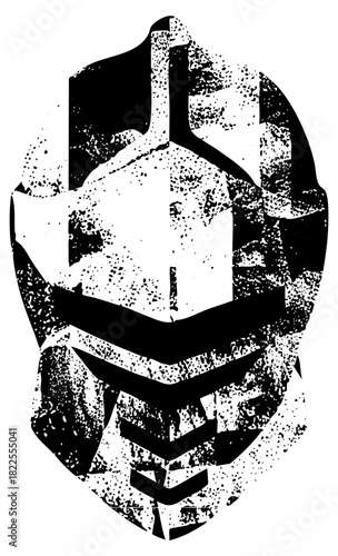 Space helmet illustrates futuristic technology in science fiction