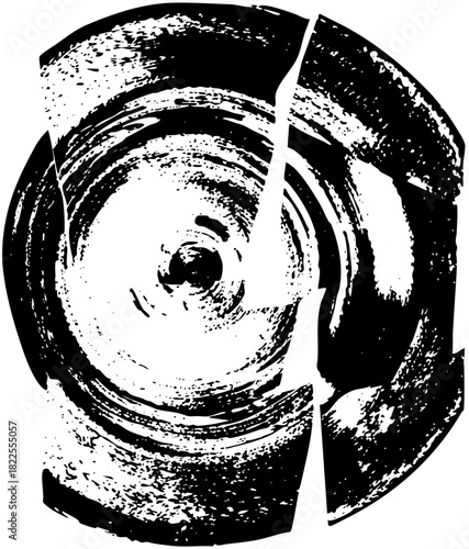 Tire Tracks Illustrate Damage on Asphalt