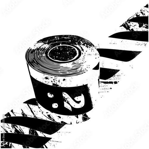 Film reel unravels in cinematic presentation