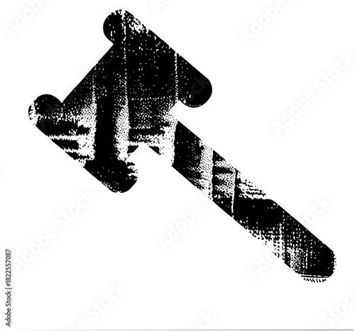 Gavel strikes justice in courtroom proceedings