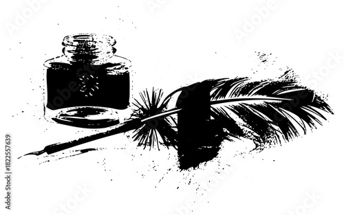 Writing Tools Illustrate Creativity in Still Life