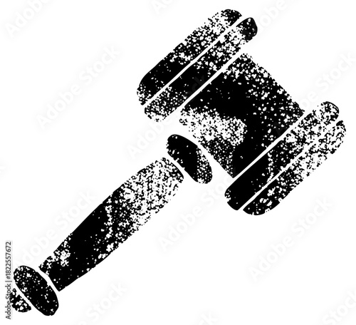 Gavel Justice distressed texture