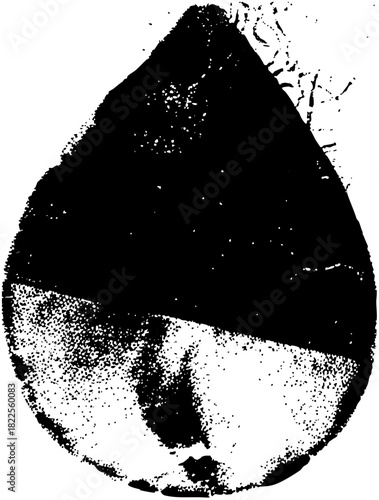 Hooded figure observes mystery in darkness