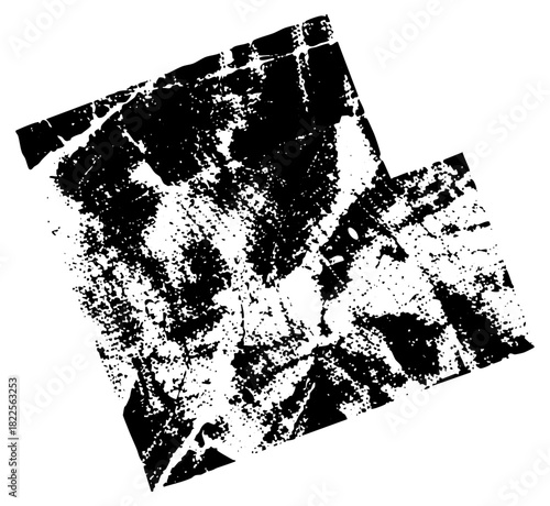 Grunge texture decay within abstract design