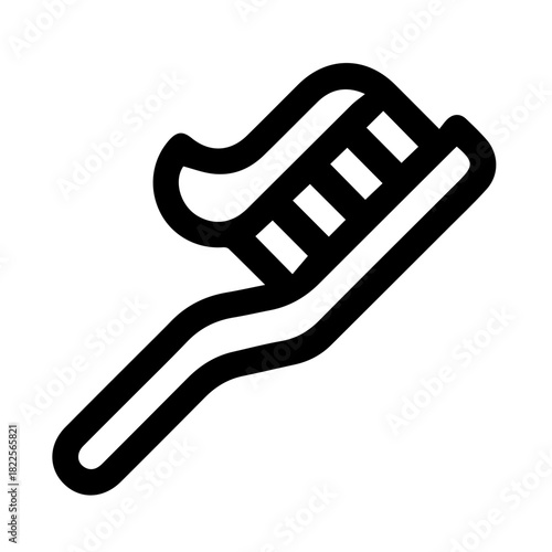 Toothbrush and Paste Icon