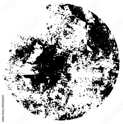 Grunge texture decay within abstract design