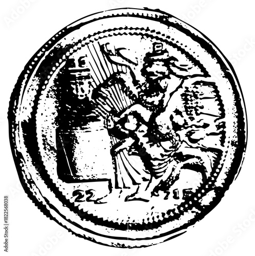 Ancient Coin Depicts Victory Celebration in Antiquity