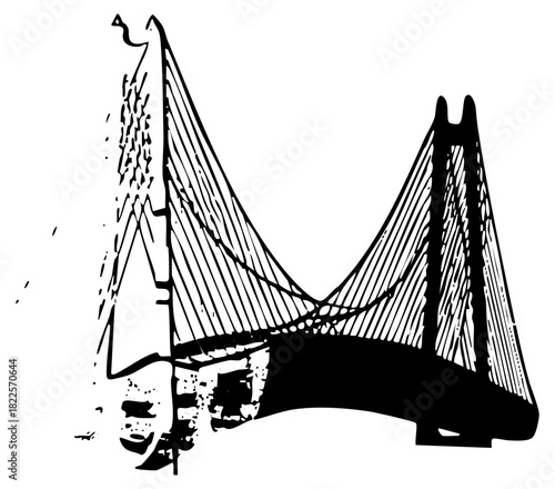 Bridge Illustrates Strength Waterway