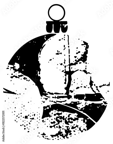 Human Figure Observes Earth Illustration