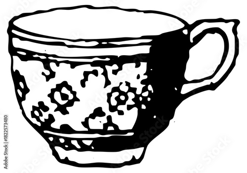 Coffee cup in a still life