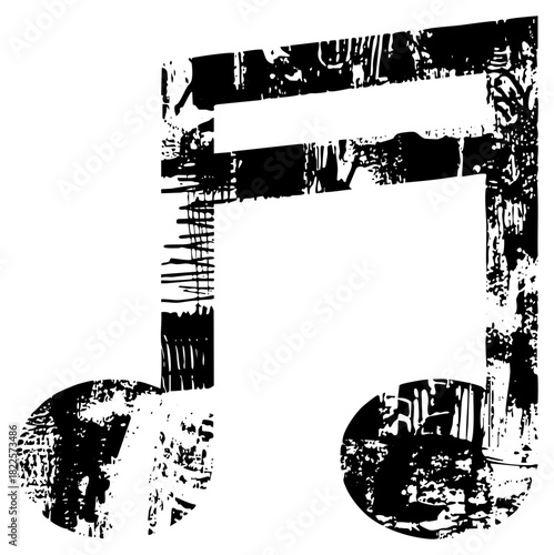 Musical Note Illustrates Rhythm in Composition