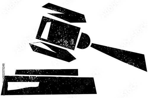 Gavel Strikes Down Justice in Courtroom