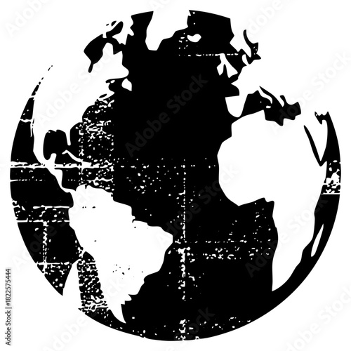 Globe illustrates connectivity in a global network