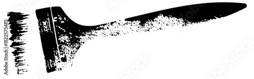 Hammer strikes metalwork in a workshop