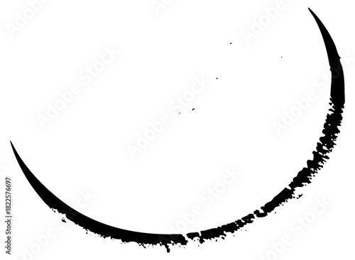 Circle Illustrates Completion in Abstract Design