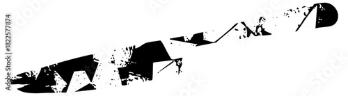 Abstract Shapes Compose Dynamic for Modern Design