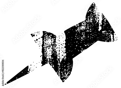 Pushpin Secures Information on a Bulletin Board