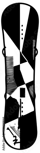 Abstract face explores duality in modern art