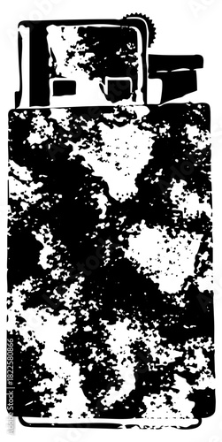 Lighter ignition in texture