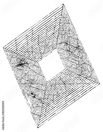 Geometric Frame Depth in Abstract Composition