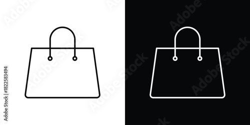 Bag icons pack set, ready to use vector