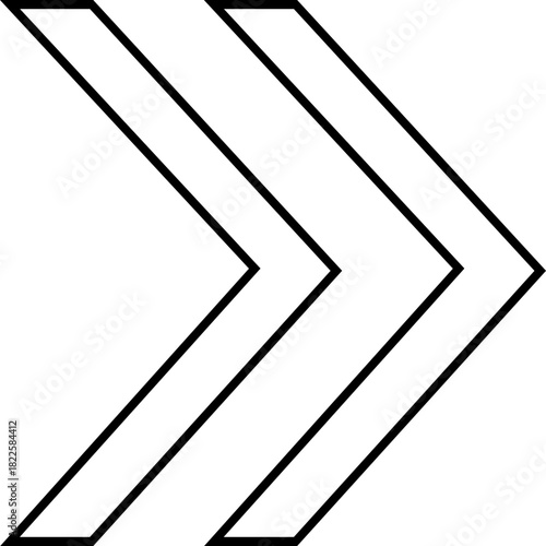 AIzaSyCBpu4EVN9fqJ5X0CxgTFePesiCpNmWjIE Triple Chevron Arrow Icon - A Simple and Versatile Design