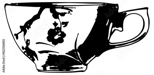 Teacup in still life