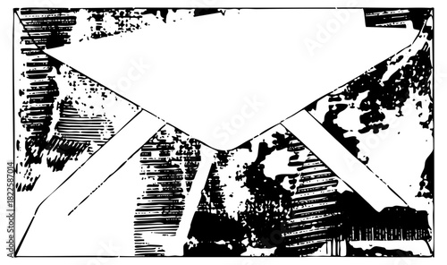 Abstract shapes interact dynamically in a composition