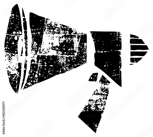 Megaphone Announces News in a Public Forum