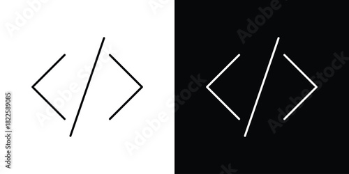 Code icons pack set, ready to use vector