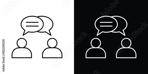 Communication icons pack set, ready to use vector