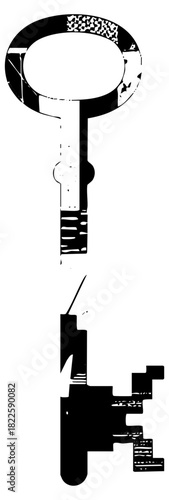 Key unlocks security in a digital network