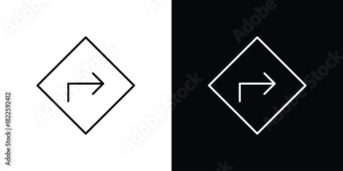 Directions icons pack set, ready to use vector