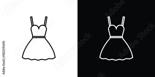 Dress icons pack set, ready to use vector