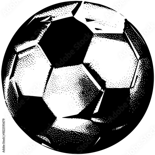 Soccer ball kicks action in sports