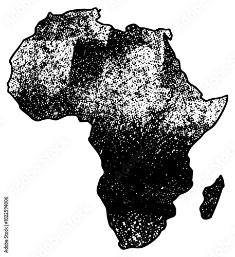 Africa Map Illustrates Geography in a Global Context