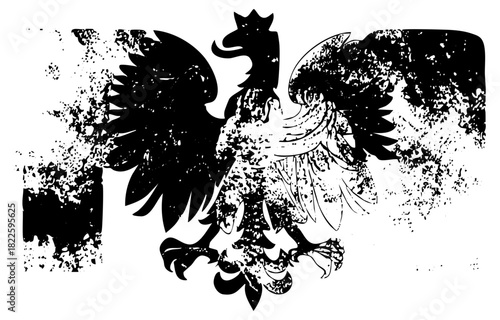 Eagle in Vintage Illustration