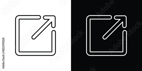 External link icons pack set, ready to use vector