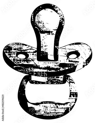 Pacifier Illustrates Distressed Childhood Development