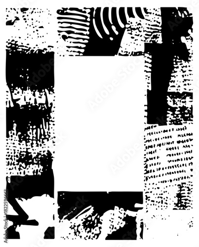 Abstract Shapes Compose Dynamic Composition for Graphic Design