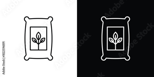 Fertilizer icons pack set, ready to use vector