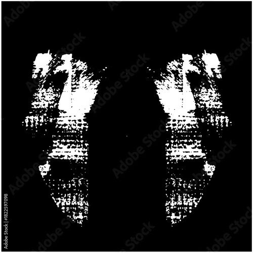 Eyes Stare Intensely in Portrait