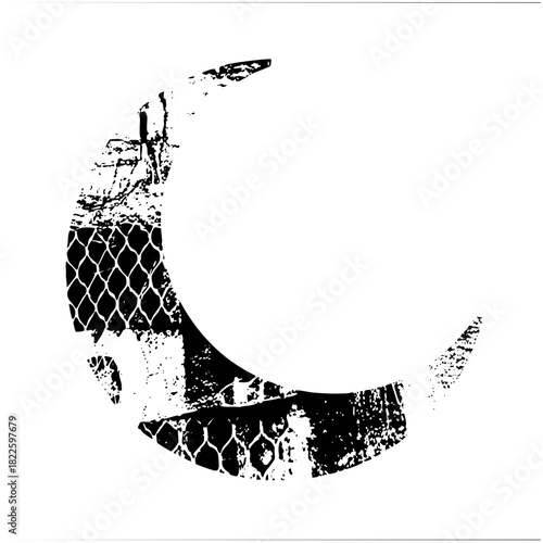 Tire track reveals impression on asphalt surface