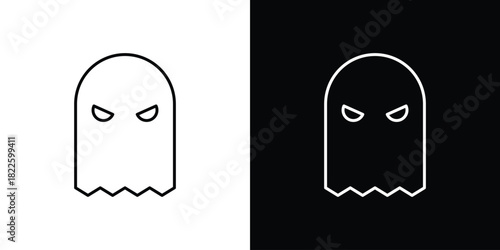 Ghost icons pack set, ready to use vector