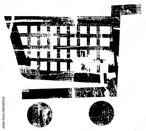 Shopping Cart Texture in Retail