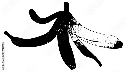 Banana Peel Slipping Hazard Illustration