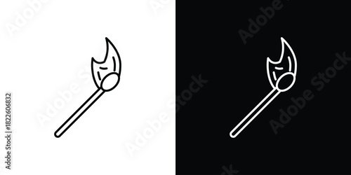 Matches icons pack set, ready to use vector