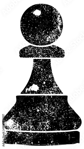 Chess Piece Illustrates Strategy in Competition