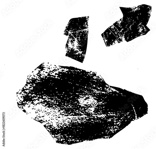 Broken glass shatters dramatically in a destructive scene