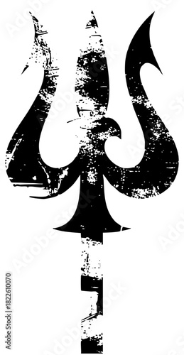 Trident Symbol Illustrates Power in Religious Context